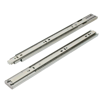 Направляющая шариковая StahlBuro 35-400/16" с доводчиком, хром (2шт) (20шт)