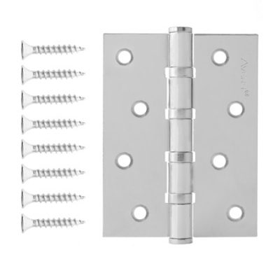 Петля дверная AVERS 100*75*2.5-B4-CR