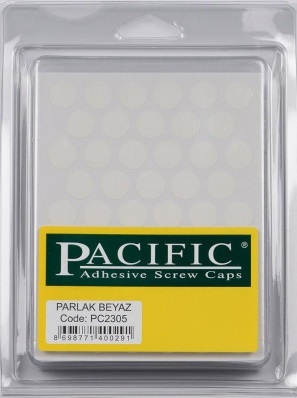 Заглушка самокл PACIFIC D=14 мм 2305, белый глянец