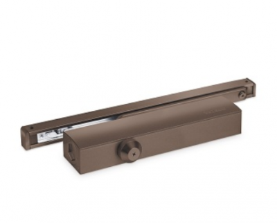 Доводчик Notedo DC-045-155 SL+HO+DA+BC PRO коричневый (со скольз. тягой)
