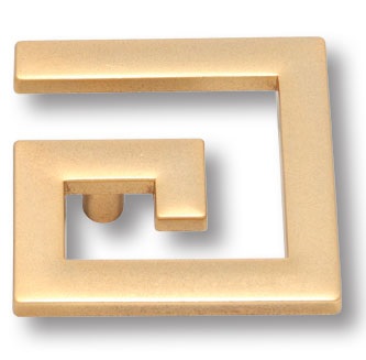 Ручка кнопка BRASS 7809.0032.027 современная классика, матовое золото 32 мм