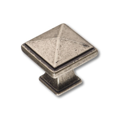 Ручка кнопка  BRASS 4222 0008 OSM современная классика, старое серебро