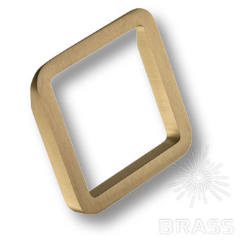 Ручка кольцо BRASS 8230 0064 BB модерн, матовое золото 64 мм