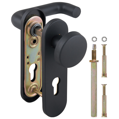 Ручка раздельная Fuaro FP.DH72.043P-KNOB NE BL-24 черный