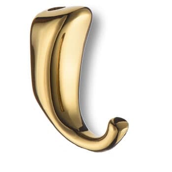 Крючок BRASS 2085 0024 GL глянцевое золото 24 мм