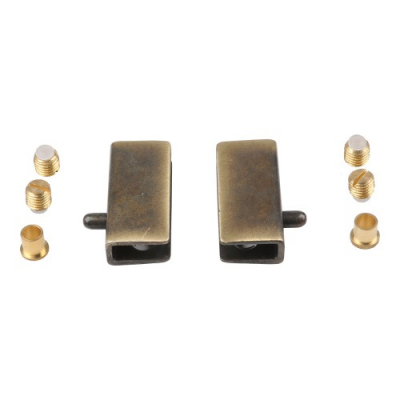 Петля для стеклянной двери BRASS 00863 бронза