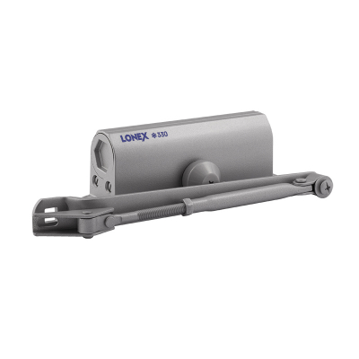 Доводчик LONEX 330 (50-120 кг) серый морозост.