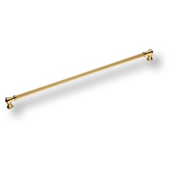 Ручка скоба BRASS 4640 0448 GL-GL модерн, глянцевое золото 448 мм