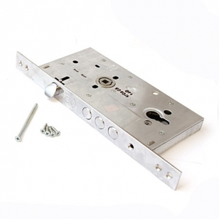 Замок врезной Kale 252R-85BS60-CP- (w/o SP,w/o Ros)-PB цилиндровый (252R0000078)