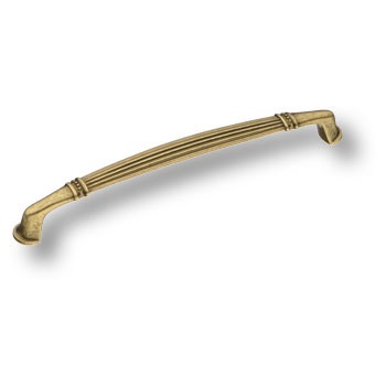 Ручка скоба BRASS 4350 0160 AVM современная классика, античная бронза 160 мм