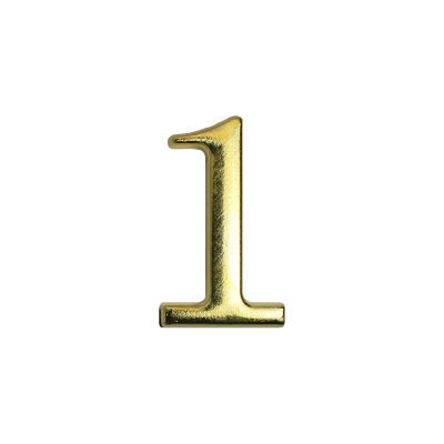 Номерок дверной Аллюр №1 (Е) (золото)