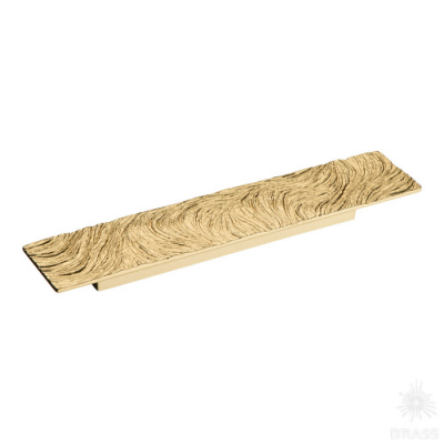 Ручка скоба BRASS 4312 0128 BSV матовое золото 128 мм