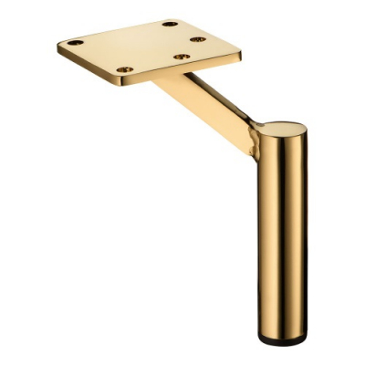 Опора мебельная BRASS ESL 225-150 Gold  глянцевое золото