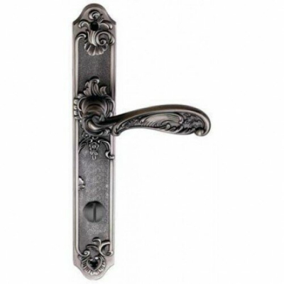 Ручка на планке Archie-Genesis FLOR BL.SILVER (OL)