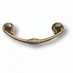 Ручка скоба BRASS 2686.0096.001 классика, античная бронза 96 мм