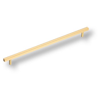 Ручка скоба BRASS 8807 0320 GL модерн, глянцевое золото 320 мм