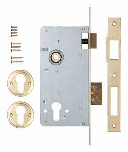 Корпус замка Kale под цилиндр 152/R (60mm)  w/b (латунь)