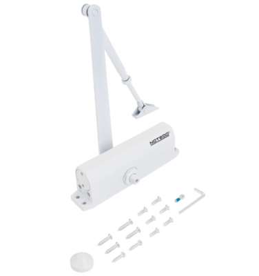 Доводчик Notedo DC-150 white(бел) легкий характер до 160 кг