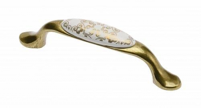 Ручка меб.GTV UP-WP0728-PC-04 96 мм старое золото