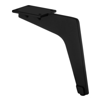 Опора мебельная BRASS 1330 0150 Matt Black Milano, матовый чёрный 150 мм