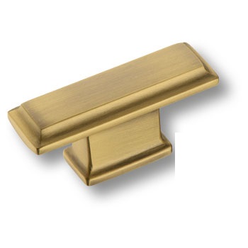 Ручка кнопка BRASS 4104 016MP30 современная классика, состаренная латунь 16 мм