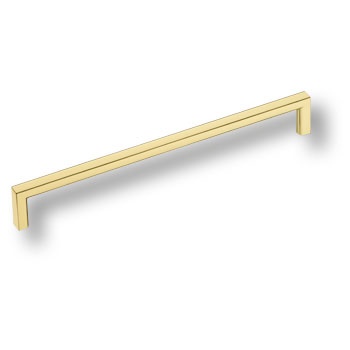 Ручка рейлинг BRASS 6763-100 модерн, глянцевое золото 192 мм