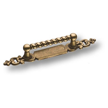 Ручка скоба BRASS 7335.0129.002 современная классика, старая бронза 64 мм