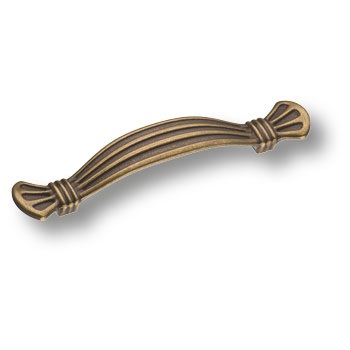 Ручка скоба BRASS 4500 0096 MVB современная классика, античная бронза 96 мм