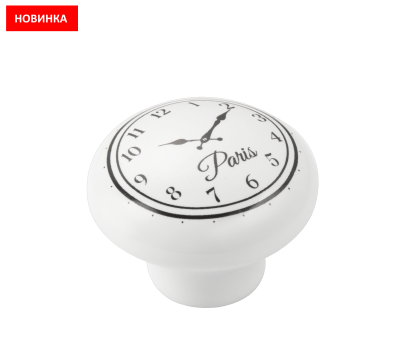 Ручка кнопка EDSON 3201-00-WH White керамика
