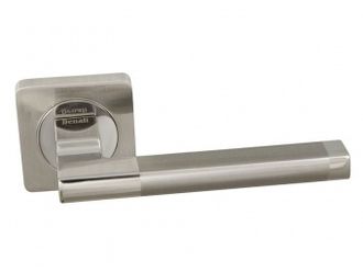 Ручка раздельная DENALI (514562) 16-S КВАД.РОЗЕТКА SN/NP мат.ник-пол.ник РЕЙНА