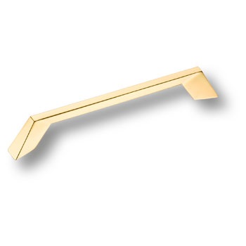 Ручка скоба BRASS TRIANGOLO/160-G модерн, глянцевое золото 160 мм