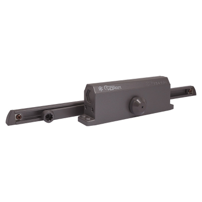 Доводчик "Нора-М" №4S Slider (70-110 кг) графит морозост.со скольз.тягой