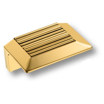 Ручка скоба BRASS 9060 0032 GL  модерн, глянцевое золото 32 мм