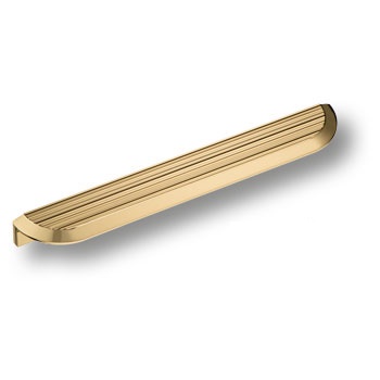 Ручка скоба BRASS 9064 0224 GL модерн, глянцевое золото 224 мм