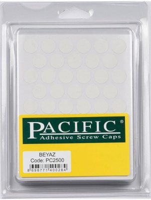 Заглушка самокл PACIFIC D=14мм 2500 белый шагрень (50 шт)