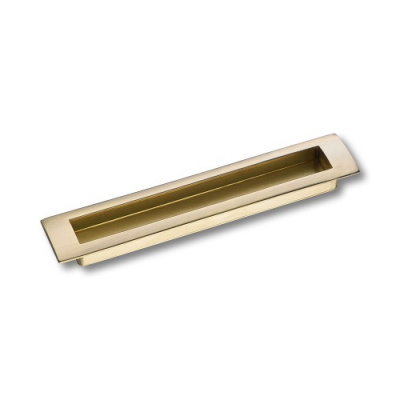 Ручка врезная BRASS EMBU160-12 современная классика, гл. золото 160 мм