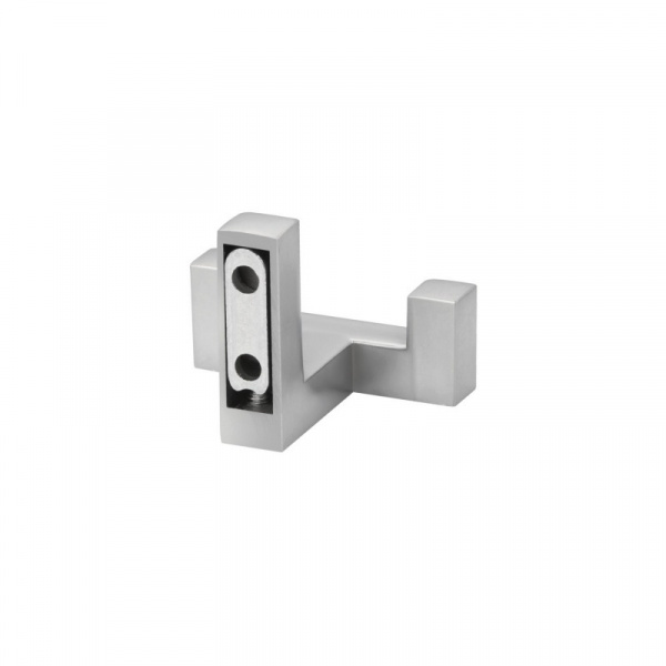 Крючок EDSON двухрожковый FHK-15403-N00-SCHR мат. хром (25шт) (5403)