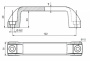 Ручка RZR 086-2 (120мм)