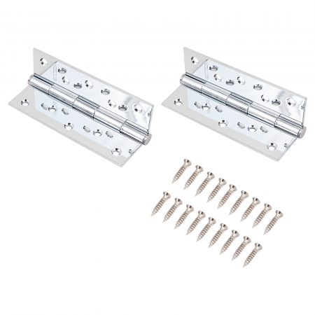 Петля дверная АЛЛЮР 2553 PN-FHP CP 127*76 с кор. хром (уп.50/10)