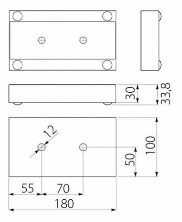 Ножка мебельная GTV MDN927 хром