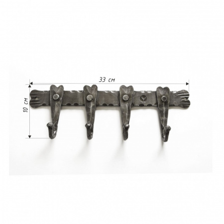 Вешалка 4 крючка MS-54