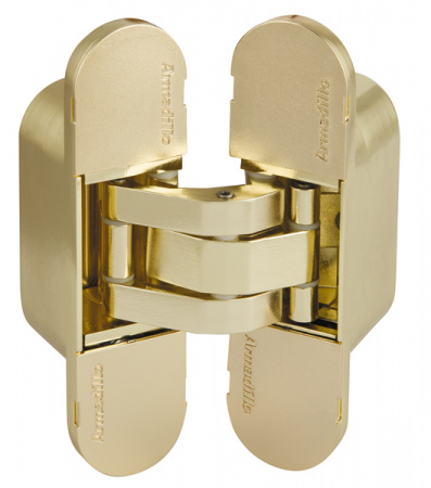 Петля скрытой установки Armadillo 3D 11160UN3D (Architect 3D-ACH UNIVERSAL 60) SG Мат. золото