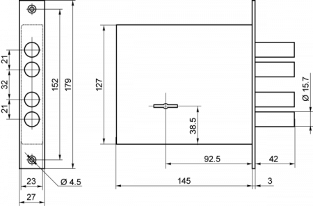 Замок накладной BORDER ЗН4-8М/75.НШ1-002 арт 86000