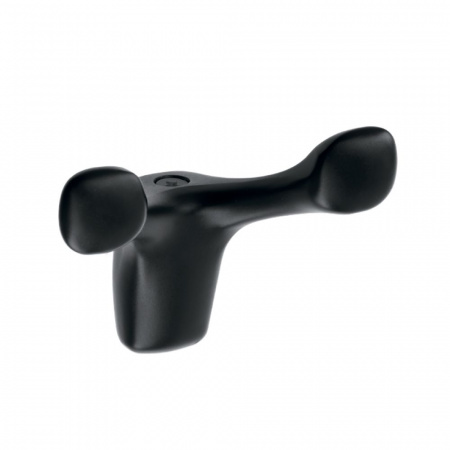 Крючок мебельный GTV WZ-TOLED-B0-20М черный матовый