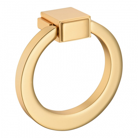 Ручка кольцо BRASS BU 013.55.22 модерн, матовое золото