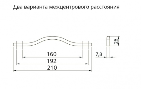 Ручка меб.GTV UZ-VITO-160 позолоченная латунь