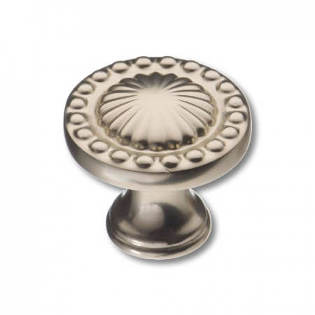 Ручка кнопка BRASS 4456 0008 PNM современная классика, полир.никель